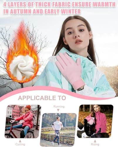 RIGWARL Cold Weather Water-Resistant Touch Screen Gloves for Men and Women