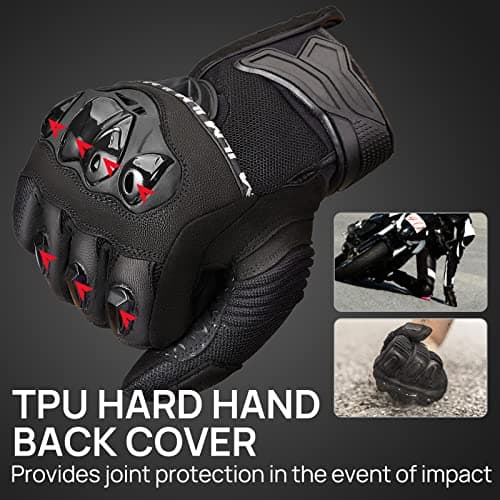 ILM Motorcycle Gloves Touchscreen Compatible for Men and Women Model-WD01