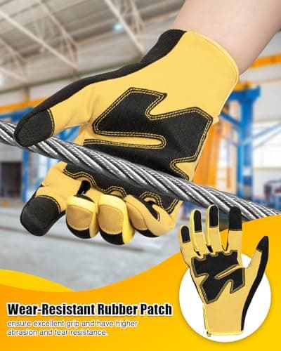 Enhanced Shock Resistance Work Gloves for RIGWARL