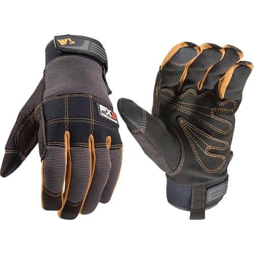 Wells Lamont FX3 Men's Extra Large Dexterity Gloves, Touchscreen, Black