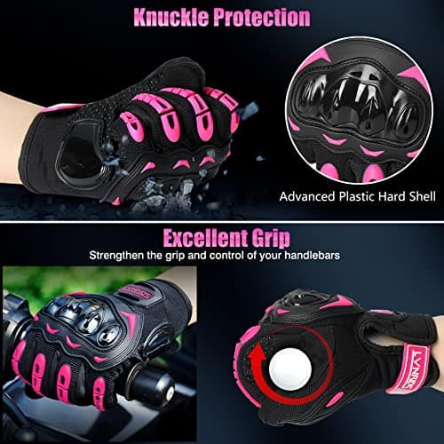 Racing Motorcycle Gloves with Touchscreen for Men and Women BMX MTB