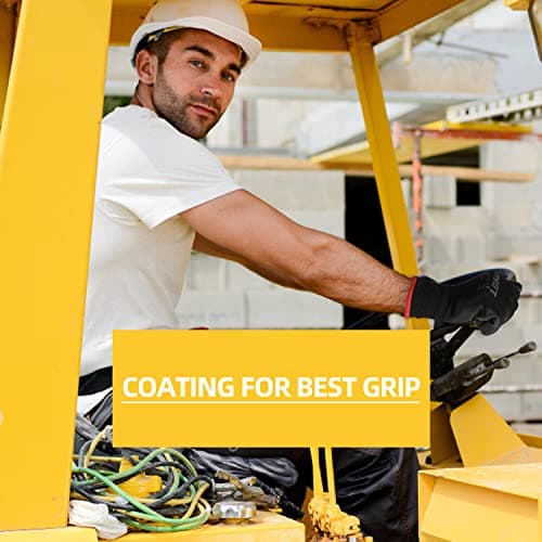PU Coated Safety Work Gloves, 12 Pairs for Mechanics