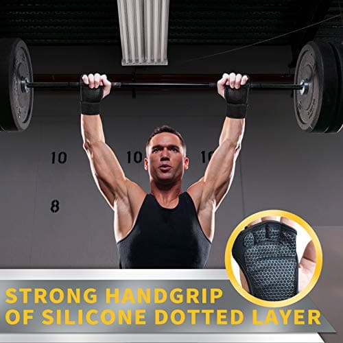 Padded Wrist Wrap Gym Gloves for Men and Women