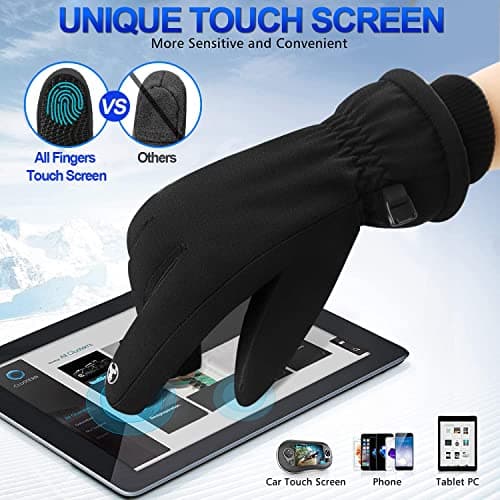 Xeitive Winter Touchscreen Gloves - Windproof Warm for Men and Women