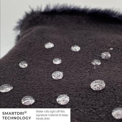 Isotoner Women's Stretch Fleece Gloves with Microluxe Liner & Smart Touch
