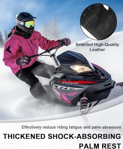RIGWARL Winter Gloves 10F-50F Warm, Touch Screen, Waterproof Cycling Gloves for Men & Women