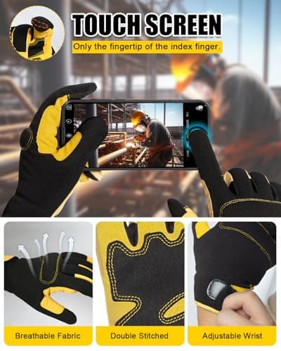 Enhanced Shock Resistance Work Gloves for RIGWARL