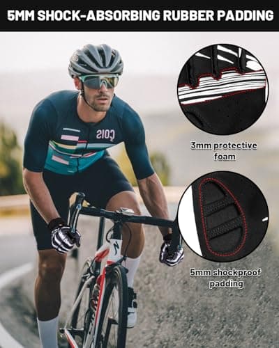 Skull Skeleton Gloves for Men and Women: Touchscreen Breathable Cycling Gloves