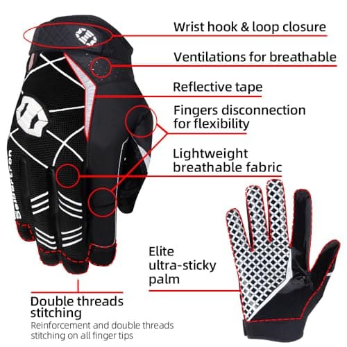 Seibertron Pro 3.0 Elite Ultra-Stick Sports Glove Football Gloves