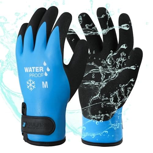 DULFINE Waterproof Winter Gloves for Men and Women | Foam Latex Thermal Insulated