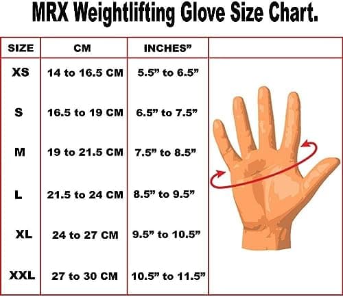MRX Breathable Workout Gloves for Men and Women - Snug-Fit, Ideal for Weight Lifting, Cycling, Gym & More