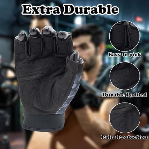 MRX Breathable Workout Gloves for Men and Women - Snug-Fit, Ideal for Weight Lifting, Cycling, Gym & More