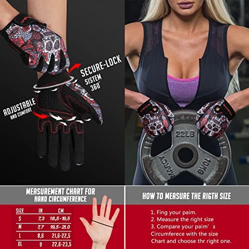 Weight Lifting Gloves with Full Palm Protection & Extra Grip