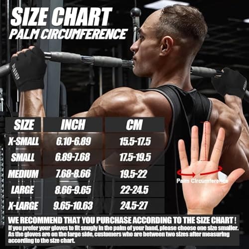 Fitness Gloves for Men and Women: Full Palm Protection and Excellent Grip