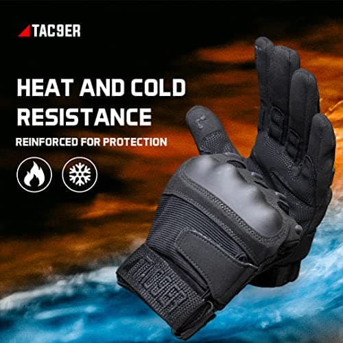 Kevlar Lined Tactical Gloves - Full Hand Cut and Heat Resistant Protection