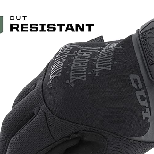 Mechanix Wear D5 Cut Resistant Black Tactical Gloves (Large)