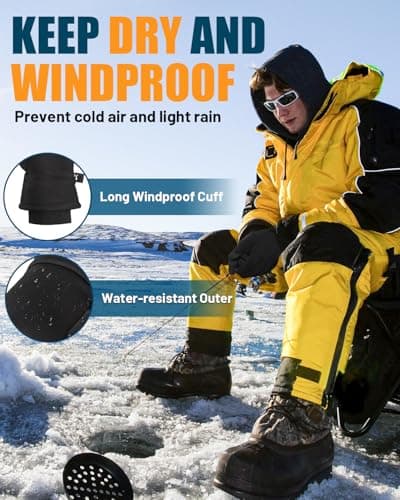 RIGWARL Thick Winter Gloves for Men & Women, Waterproof & Windproof, Warm Touchscreen Gloves