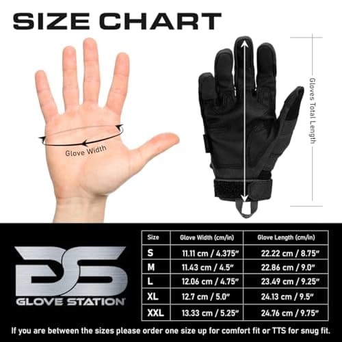 Tactical Shooting Gloves for Men and Women with Touchscreen - Durable and Comfortable
