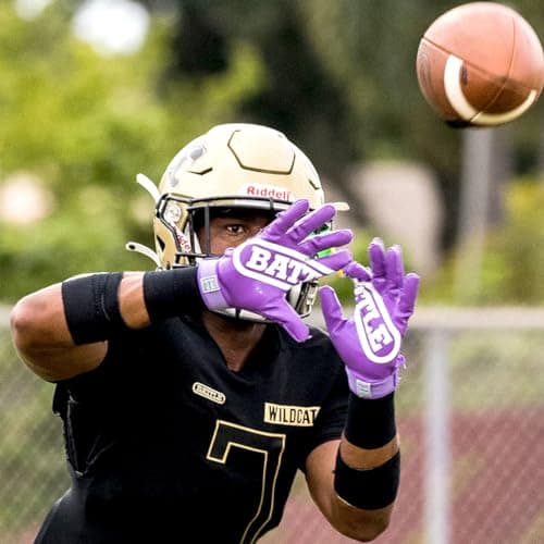 Battle Sports Ultra Stick Football Gloves - For Adults and Youth