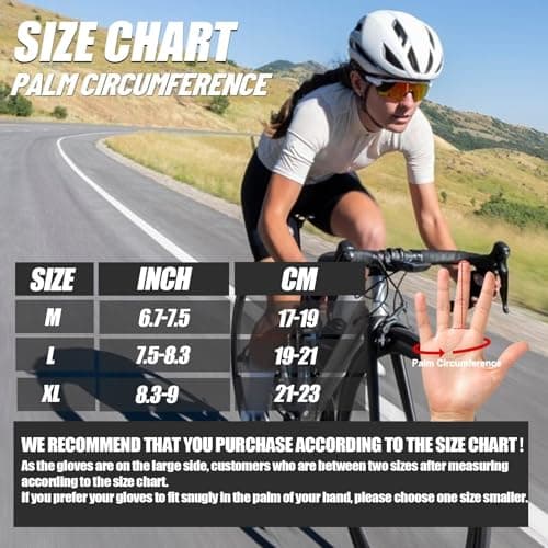 RIGWARL Breathable Non-Slip Cycling Gloves for Biking and Workout M-Pink