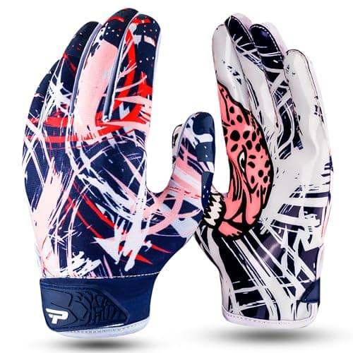 Cheetah Rapid Strike Football Gloves – Unleash Speed & Grip – For Adult, Kids & Youth — Citrus Berry