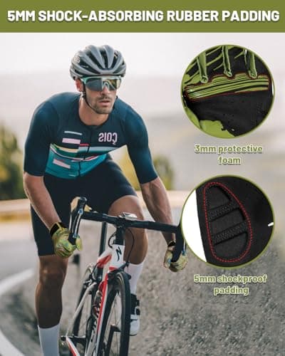 RIGWARL Ultra Thin Breathable Anti-Slip Cycling Gloves for Men and Women
