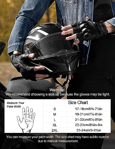 INBIKE Summer Breathable Goat Leather Motorcycle Gloves