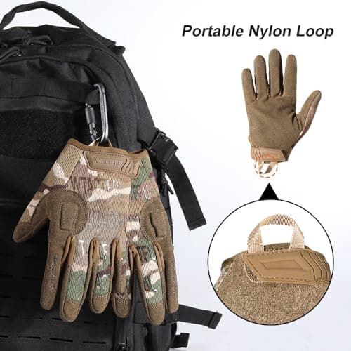 Tactical Men's Full Finger Gloves for Airsoft & Paintball
