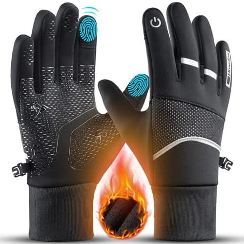 KynciLOR Thermal Winter Gloves with Touchscreen for Men and Women Anti-Slip Grip