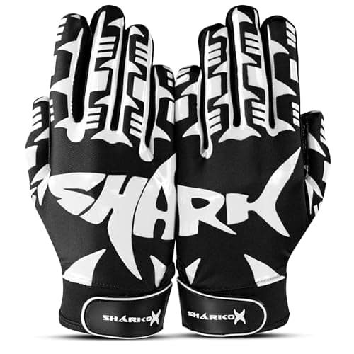 Ultra-Sticky Non-Slip Football Gloves for Youth, Adult, Kid Sizes