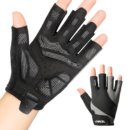 ATERCEL Workout Gloves for Men and Women - Firm Grip, Lightweight Gym Gloves