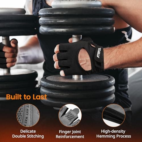 ATERCCEL Weight Lifting Gloves, Full Palm Protection for Men and Women