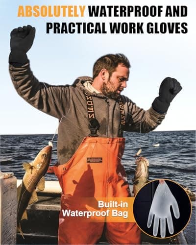 RIGWARL Waterproof Winter Gloves 3M Thinsulate Men Women Ski Warm
