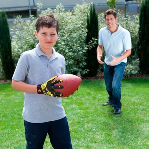 Youth Football Gloves for Kids - Excellent Grip Receiver Gloves