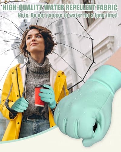 Winter Gloves with Touch Screen for Men and Women - Waterproof and Plush