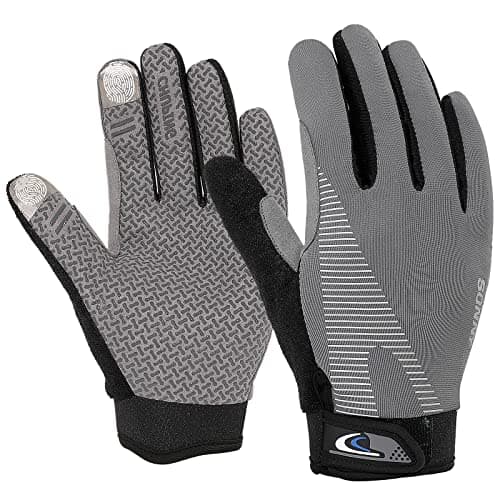 Breathable Workout Gloves for Men and Women, Comfortable Weightlifting Gloves — Grey