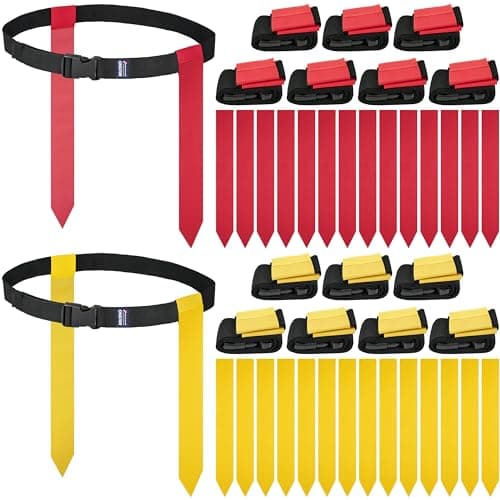 Flag Football Belts for Adults, Kids, and Youth Training and Competition