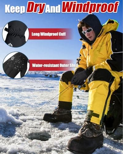 RIGWARL 5℉ Winter Warm Gloves for Extreme Cold Weather Men Women