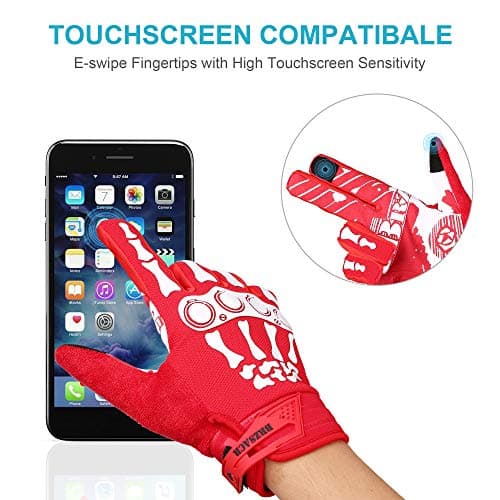 BRZSACR Full Finger Cycling Gloves for Men & Women Mountains Roads Resistance