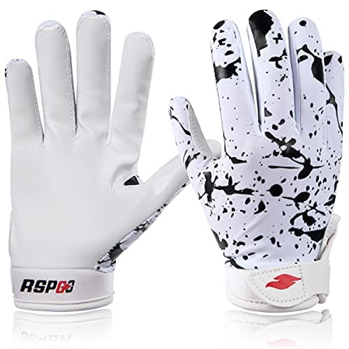 Youth Football Gloves with Enhanced Grip Silicone — Friesian Cattle