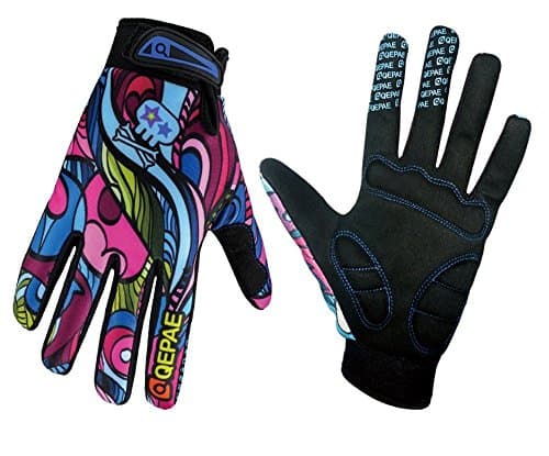 QEPAE Anti-Slip Cycling Gloves, Breathable Gel X-Large