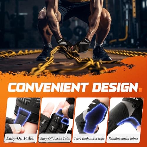 ATERCEL Workout Gloves for Men and Women - Firm Grip, Lightweight Gym Gloves