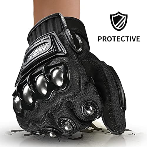 ILM Alloy Steel Touchscreen Motorcycle Racing Glove