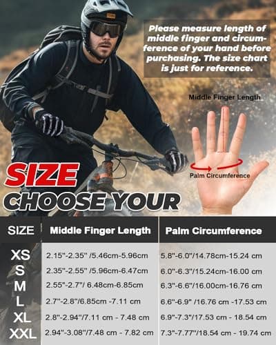 Waterproof Winter Gloves with Touchscreen Fingers for Men and Women