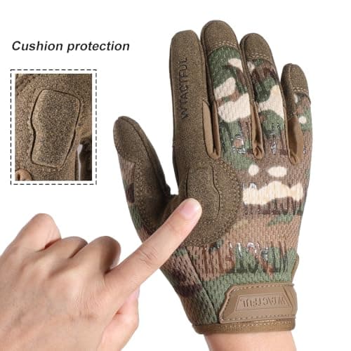 Tactical Men's Full Finger Gloves for Airsoft & Paintball
