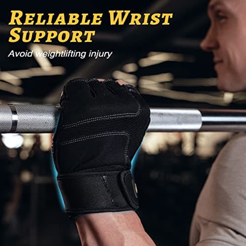 Weight Lifting & Gym Gloves with Wrist Support for Men & Women