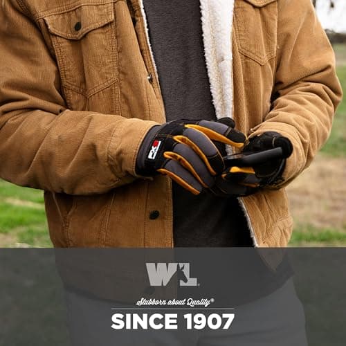 Wells Lamont FX3 Men's Extra Large Dexterity Gloves, Touchscreen, Black