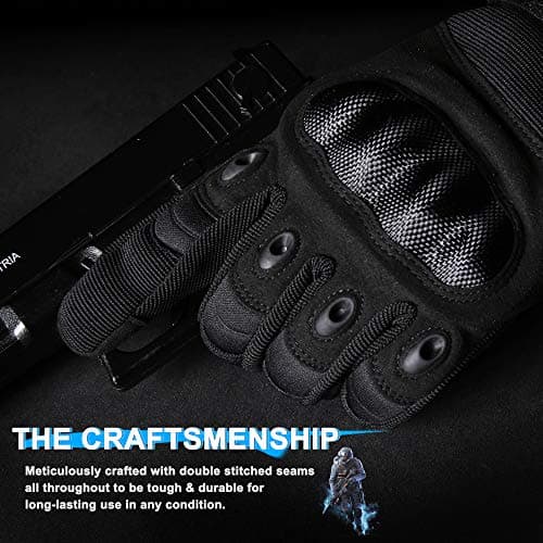 Tactical Touchscreen Gloves for Men: WTACTFUL Motorcycle Paintball