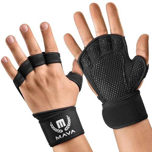 MAVA Padding Weight Lifting Gloves with Wrist Support for Men & Women