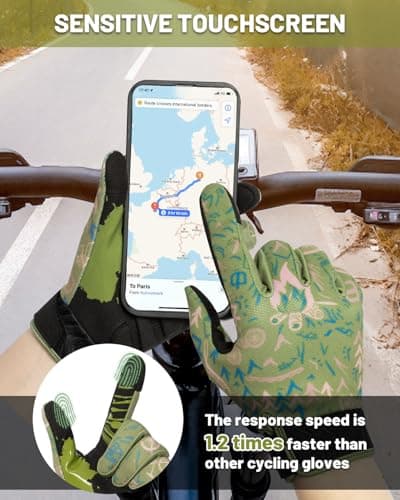 RIGWARL Ultra Thin Breathable Anti-Slip Cycling Gloves for Men and Women